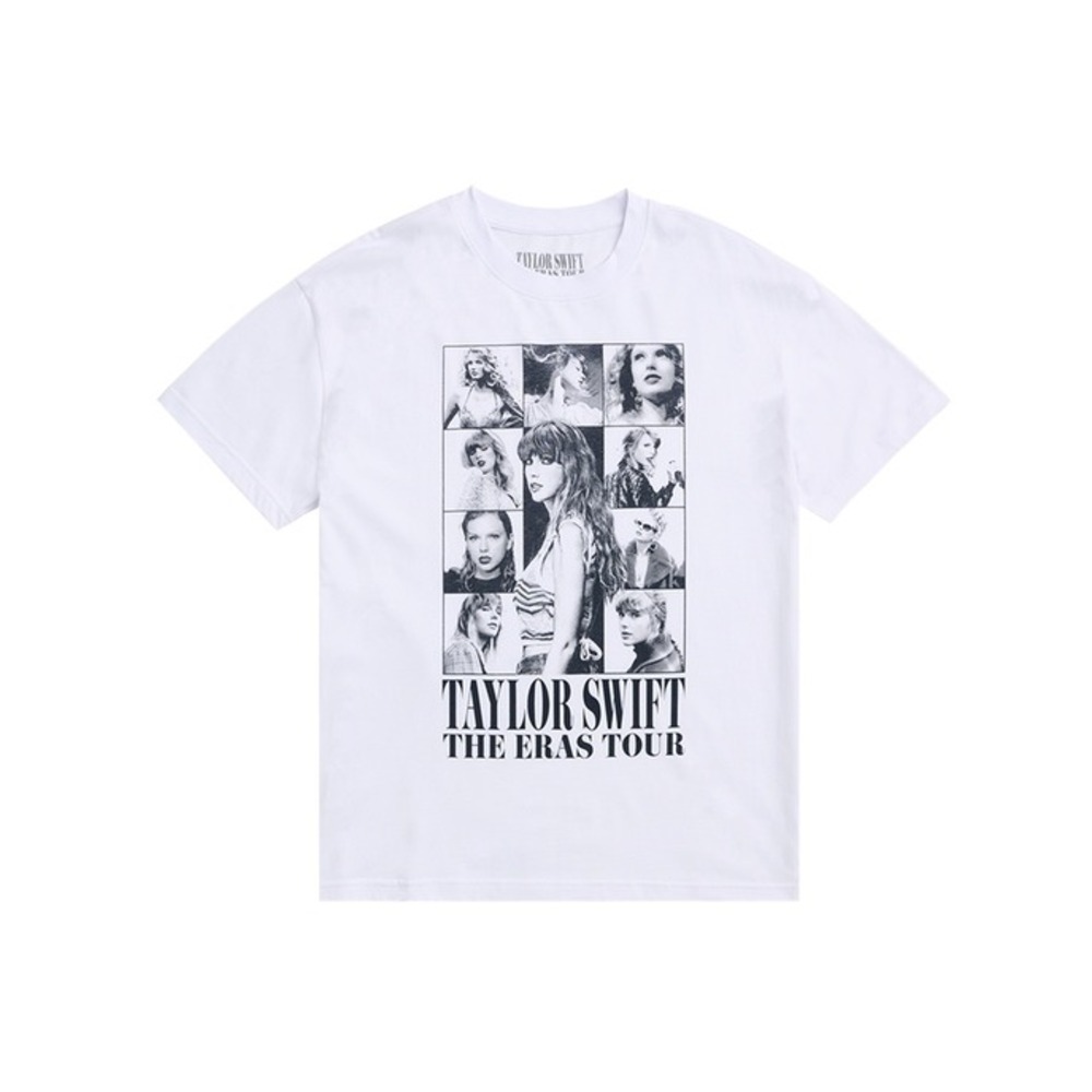 Taylor Swift The Eras Tour Graphic T-Shirt Cream Off White Concert Merch Tee